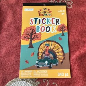 Be Thankful Sticker Book 343 Pieces Fall Turkey Creatology